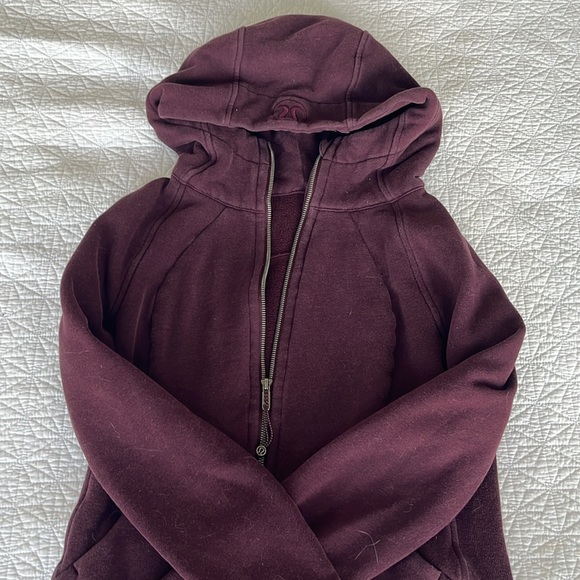 Mauve Lululemon Scuba Hoodie - Picture 3 of 3